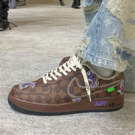 x louis vuitton air force 1 sneakers